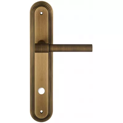 Дверная ручка Extreza "NUVO" 125 на планке PL05-WC-96 матовая бронза F03