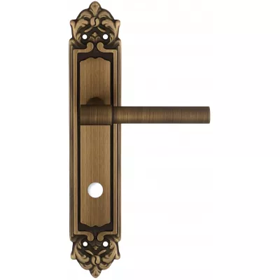 Дверная ручка Extreza "NUVO" 125 на планке PL02-WC-96 матовая бронза F03