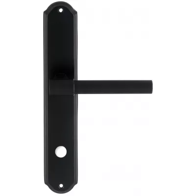 Дверная ручка Extreza "NUVO" 125 на планке PL01-WC-96 черный F22