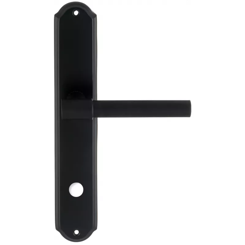 Дверная ручка Extreza "NUVO" 125 на планке PL01-WC-96 черный F22