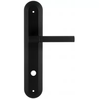 Дверная ручка Extreza "NUVO" 125 на планке PL05-WC-96 черный F22