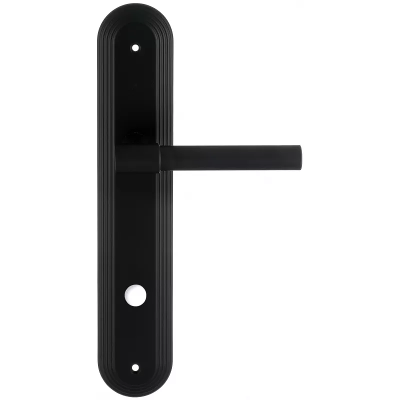 Дверная ручка Extreza "NUVO" 125 на планке PL05-WC-96 черный F22