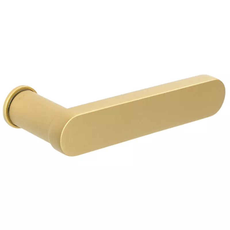 Дверная ручка Extreza JEMMA-R19-F02 (JEMMA 116 скрытое основание 2 мм) матовая латунь