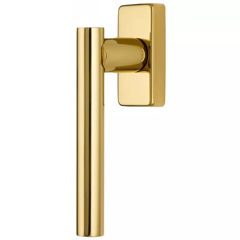 Ручка оконная Extreza HI-TECH "PIVOT" (Пивот) 132 HW полированная латунь F01