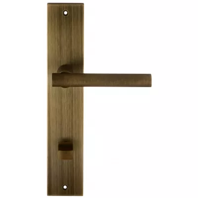 Дверная ручка на планке Extreza Hi-Tech "PIVOT" 132 PL11-WC-96 матовая бронза F03