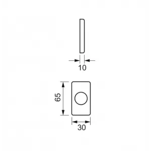 Оконная ручка Extreza JEMMA-HW-F06-PVD (JEMMA 116) полированная латунь PVD
