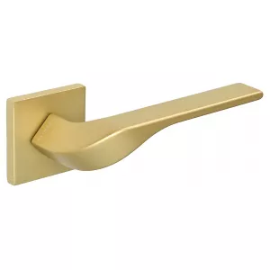 Дверная ручка на розетке Extreza AURA-R15-F02 (AURA 134) матовая латунь