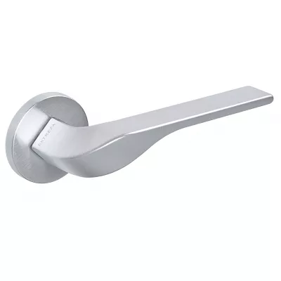 Дверная ручка на розетке Extreza AURA-R16-F05 (AURA 134) матовый хром