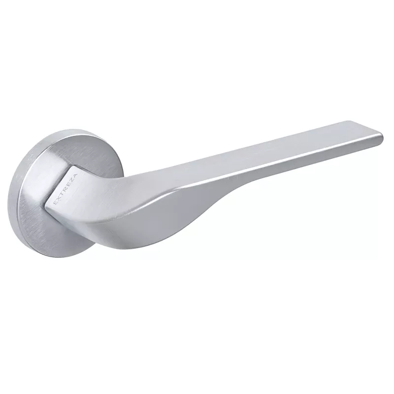 Дверная ручка на розетке Extreza AURA-R16-F05 (AURA 134) матовый хром