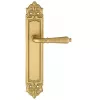 Дверная ручка на планке Extreza Classic "PETRA" 304 PL02 матовая латунь F02
