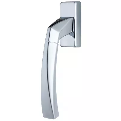 Ручка оконная Extreza Hi-Tech "ELIO" (Элио) 109 HW матовый хром / хром F05/F04