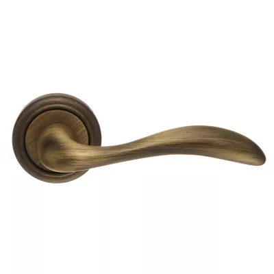 Дверная ручка Extreza "FLEXA" 335 круглая розетка R01 матовая бронза F03