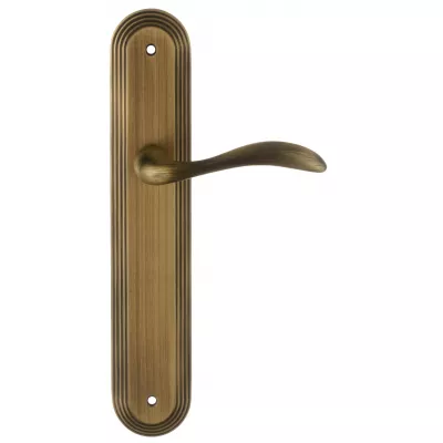 Дверная ручка на планке Extreza FLEXA-PL05-F03 (FLEXA 335) матовая бронза