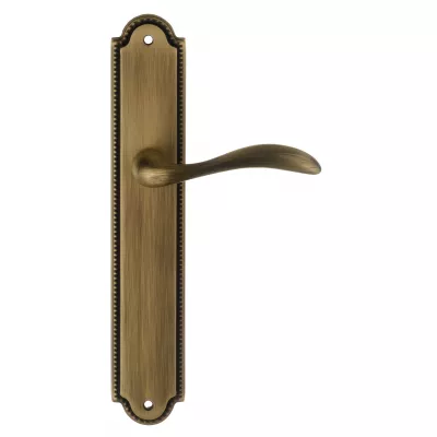 Дверная ручка на планке Extreza FLEXA-PL03-F03 (FLEXA 335) матовая бронза