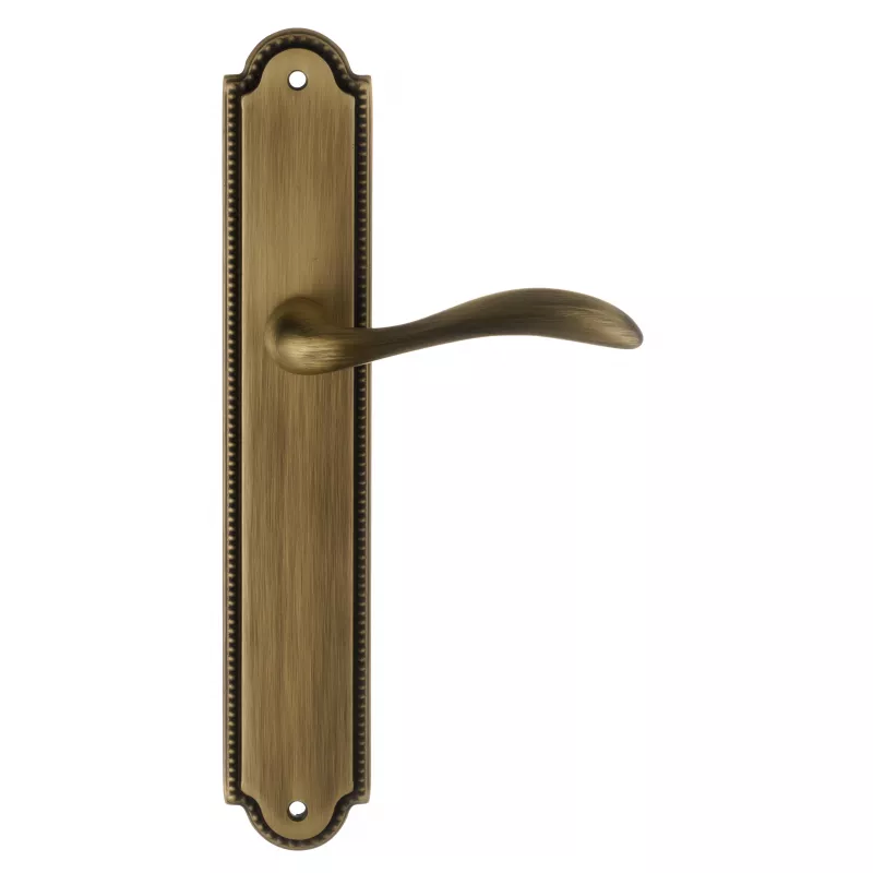 Дверная ручка на планке Extreza FLEXA-PL03-F03 (FLEXA 335) матовая бронза