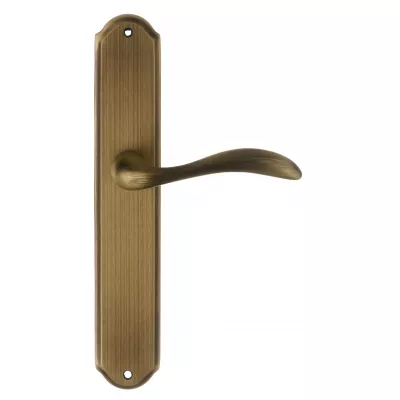 Дверная ручка на планке Extreza FLEXA-PL01-F03 (FLEXA 335) матовая бронза