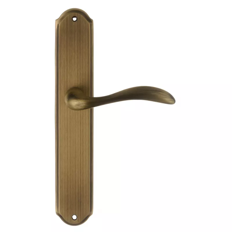 Дверная ручка на планке Extreza FLEXA-PL01-F03 (FLEXA 335) матовая бронза