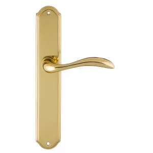 Дверная ручка на планке Extreza FLEXA-PL01-F01 (FLEXA 335) полированная латунь