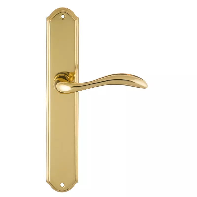 Дверная ручка на планке Extreza FLEXA-PL01-F01 (FLEXA 335) полированная латунь