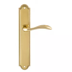 Дверная ручка на планке Extreza FLEXA-PL03-F01 (FLEXA 335) полированная латунь