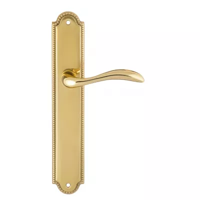 Дверная ручка на планке Extreza FLEXA-PL03-F01 (FLEXA 335) полированная латунь