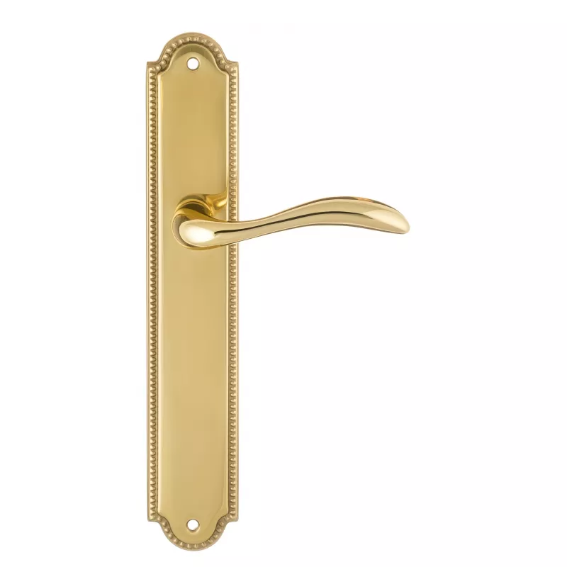 Дверная ручка на планке Extreza FLEXA-PL03-F01 (FLEXA 335) полированная латунь