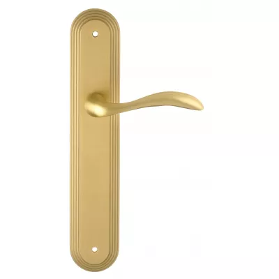 Дверная ручка на планке Extreza FLEXA-PL05-F02 (FLEXA 335) матовая латунь