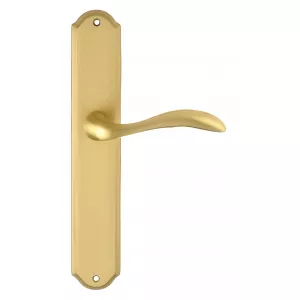 Дверная ручка на планке Extreza FLEXA-PL01-F02 (FLEXA 335) матовая латунь