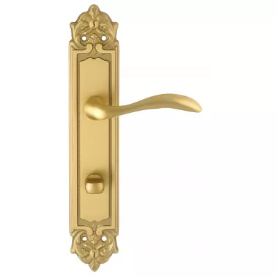 Дверная ручка на планке Extreza FLEXA-PL02-WC-96-F02 (FLEXA 335) матовая латунь