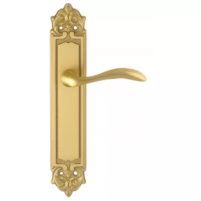 Дверная ручка на планке Extreza FLEXA-PL02-F02 (FLEXA 335) матовая латунь