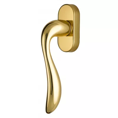 Оконная ручка Extreza FLEXA-HW-F01 (FLEXA 335) полированная латунь