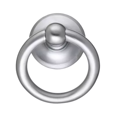 Стучалка для двери Extreza D110 круглая, цвет матовый хром F04 (d-110 mm)