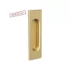 Ручки для раздвижных дверей (КУПЕ) Extreza P401 матовая латунь F02 (1 шт.)