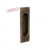 Ручки для раздвижных дверей (КУПЕ) Extreza P401 матовая бронза F03 (1 шт.)