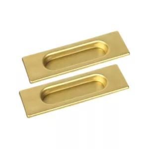 Ручка купе Extreza Hi-Tech P401 матовая латунь PVD F08 (пара 2 шт.)