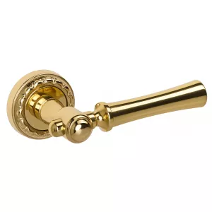 Дверная ручка на розетке Extreza DEZI-R02-F01 (DEZI 309) полированная латунь