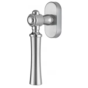 Ручка оконная Extreza DEZI-HW-F05-F04-F05 (DEZI 309) матовый хром / хром / кольцо матовый хром