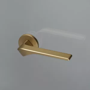 Дверная ручка на розетке Extreza AURA-R16-F02 (AURA 134) матовая латунь