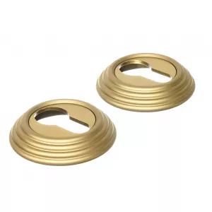 Накладка дверная под цилиндр Extreza CYL-R05 матовая латунь F02