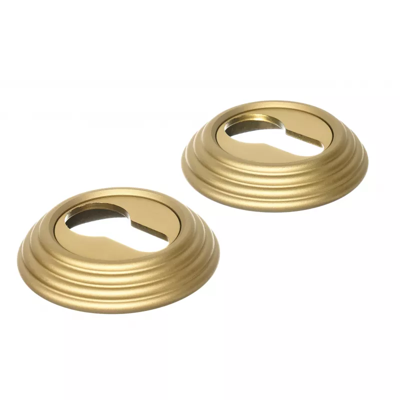 Накладка дверная под цилиндр Extreza CYL-R05 матовая латунь F02