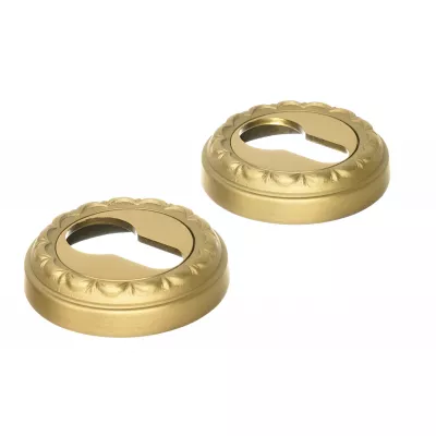 Накладка дверная под цилиндр Extreza CYL-R02 матовая латунь F02