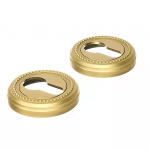 Накладка дверная под цилиндр Extreza CYL-R03 матовая латунь F02