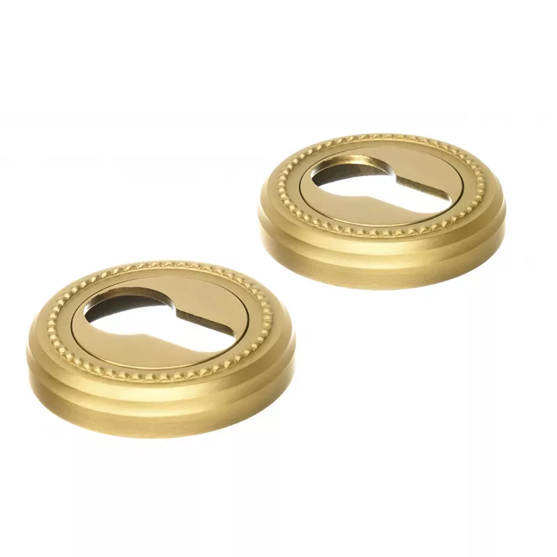 Накладка дверная под цилиндр Extreza CYL-R03 матовая латунь F02