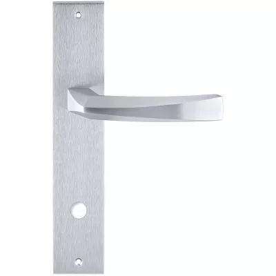 Дверная ручка Extreza Hi-Tech "ELIO" (Элио) 109 на планке PL11 матовый хром F05 сантехническая завертка WC