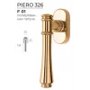 Ручка оконная Extreza "PIERO" (Пьеро) 326 HW полированная латунь F01
