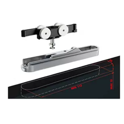 Раздвижная система Eckettica на 1-дверь до 80 кг без доводчиков