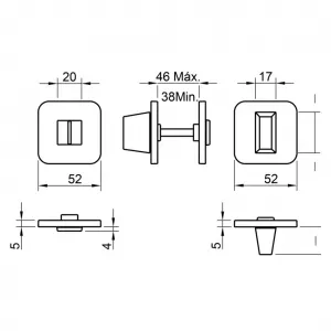 Накладка Tupai 6511 5S QRC-153 вж Черный