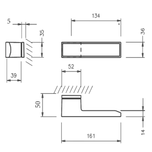 Ручка Tupai Big Line Vario 3084 5RE-153 черный R