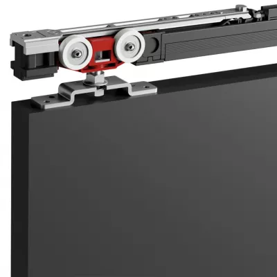 Раздвижная система FLUID Classik на 1-дверь 30-80 кг (мин.ширина 650 мм)+ 2 встроенных доводчика (50 мм)