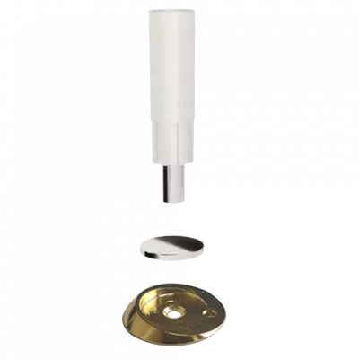 VERUM стопор скрытый магнитный Modello2 латунь полированная (5мм осн.)